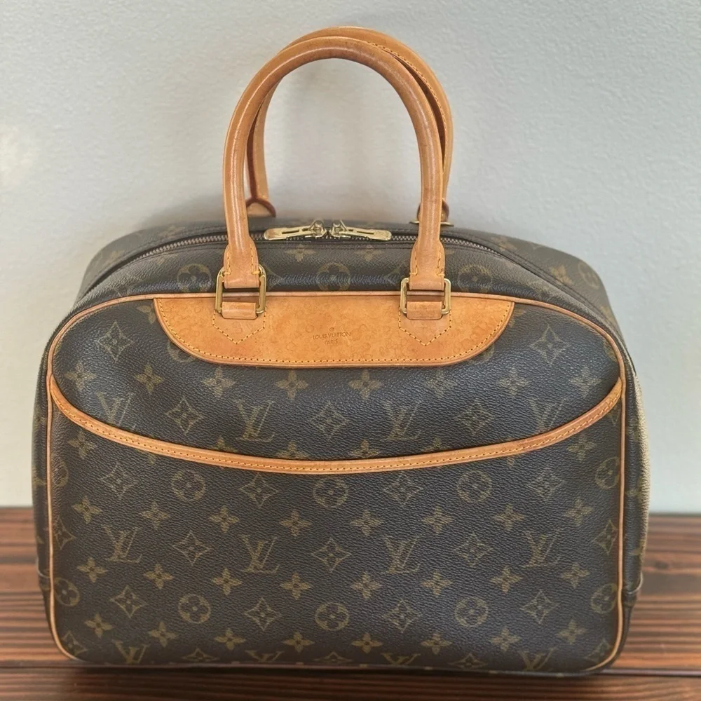 Louis Vuitton Monogram Deauville Boston Bag Large